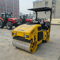 Compacteur vibrant LUTONG LTC203 de 3 tonnes, directement de l'usine, capacité de montée de 30 %, longueur de 2760 mm, idéal pour le compactage sur sites étroits