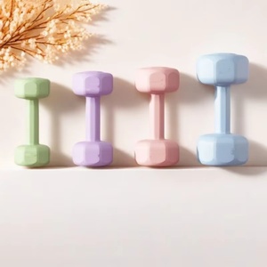 Paire d'haltères pour équipement <span class=keywords><strong>de</strong></span> fitness à domicile avec bords hexagonaux Guide d'entraînement <span class=keywords><strong>de</strong></span> surface en PVC résistant à l'eau et ensemble <span class=keywords><strong>de</strong></span> poids - Product Image 2