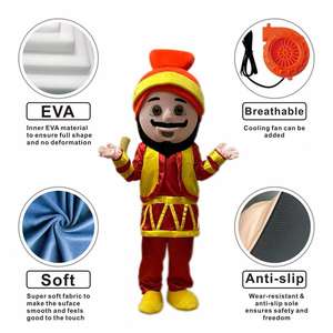 Disfraz <span class=keywords><strong>de</strong></span> Mascota <span class=keywords><strong>de</strong></span> Pareja Árabe Shengchi, Peluche Árabe, Disfraz <span class=keywords><strong>de</strong></span> Halloween Personalizado, Cosplay <span class=keywords><strong>de</strong></span> Pareja Masculina, Actuación <span class=keywords><strong>de</strong></span> Carnaval para Adultos - Product Image 3