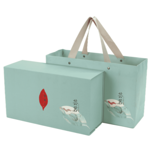 factory customize high quality cardboard box insert double colored carton box exquisite portable elegant gift box with logo
