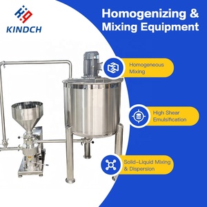 Sistem PLC Tangki Pencampur Homogenizer Bertekanan dengan Jaket Motor, Kapasitas 20L-20000L, Bahan Stainless Steel, Dilengkapi Kemampuan Pengolahan Kimia - Product Image 3