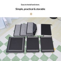 Lit pour chien et chat pliable antidérapant en tissu personnalisé, type échelle à trois niveaux avec rangement