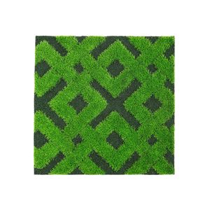 <span class=keywords><strong>Tapis</strong></span> en herbe synthétique haut de gamme personnalisé, imprimé en 3D, à motifs géométriques brodés, pour événements et mariages - Product Image 2
