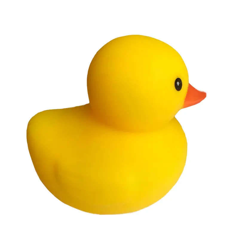Мини Желтая резиновая утка игрушка для ванны звук плавающие утки для ребенка
