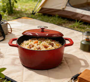 Ensemble de casseroles <span class=keywords><strong>en</strong></span> fonte émaillée antiadhésive, casserole et faitout avec différentes couleurs, facile à cuisiner et à nettoyer - Product Image 3