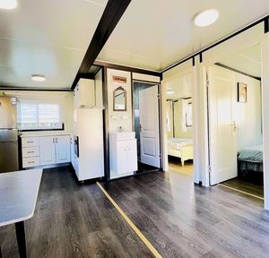 Casa Contenedor Modular de Acero de 40 pies con Doble Ala, Industrial, Expandible, Prefabricada, Resistente a Huracanes, 2 Dormitorios, Probada con Agua por 72h - Product Image 6