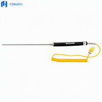 Sonde thermocouple de type K haute précision avec poignée NR-81530B, capteur de température à immersion pour liquides et gaz