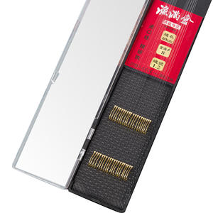 Línea de Pesca Tradicional Yu Kui con Anzuelo Sea Breeze Número 3 con Funda Dorada para Pesca de Carpa en Agua Dulce, Estanque o Embalse, Color Bronce - Product Image 1