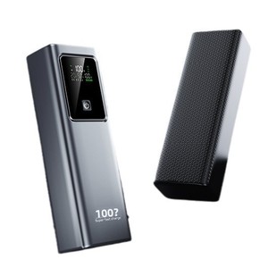 พาวเวอร์แบงค์พลาสติกกำลังสูง 100W ชาร์จเร็วพิเศษ <span class=keywords><strong>20</strong></span>,<span class=keywords><strong>000</strong></span> mAh ความจุขนาดใหญ่ สำหรับแล็ปท็อป พกพาสะดวก ปรับแต่งได้ - Product Image 1