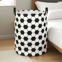 Panier à linge rond pliable en coton et lin 35x45cm, idéal pour le rangement des vêtements sales, des poupées, pour la chambre, la salle de bain et les chambres d'enfants - Vente en gros usine