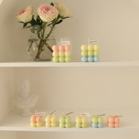 Duftende Mini-Würfelkerzen in Pastellfarben, Großhandel, Party-Gastgeschenke, Heimdekoration, Individuelles Logo, OEM ODM