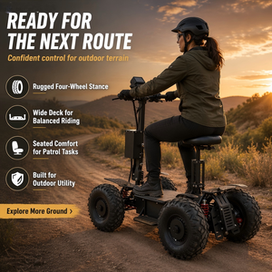 Nouveau Scooter Tout-Terrain Pliable 4x4 de 14 Pouces Haute Puissance 2026 avec Batterie au Lithium, Étanche, OEM ODM - Product Image 2