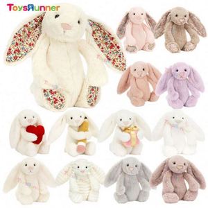 Jouets en peluche personnalisables Lapin de Pâques 23-30cm, Poupée en peluche lapin douce Kawaii, Figurine mini mignonne et confortable, Fabriquée à la machine, Style Anime - Product Image 2