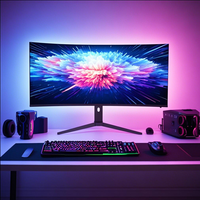 Moniteur courbe super large 40 pouces 4k 75hz Moniteur d'ordinateur 40 pouces Moniteur de jeu Gamer Pc écran incurvé à une touche seulement