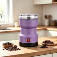 Machine à moudre électrique en acier inoxydable, moulin universel pour café, épices, céréales, poudre sèche, pulvérisateur