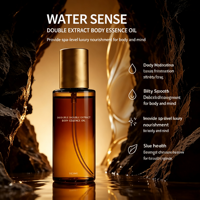 Gel corporel biologique aux herbes et minéraux double action pour peaux grasses avec huile d'olive, collagène et huile de jojoba