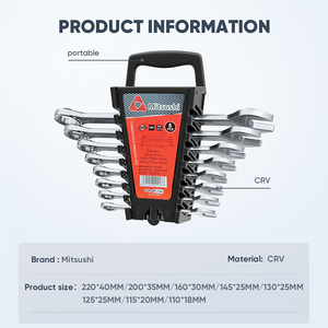 Fyseus <strong>Spanner</strong> <strong>Set</strong> <strong>Fixed</strong> Head <strong>Spanner</strong> <strong>Set</strong> with Wrench Storage Bag Metric Combo <strong>Spanner</strong> Combination <strong>Set</strong> Ring Open Ended - Product Image 4
