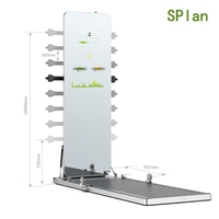 SPlan Model E+ 2026 – Équipement de musculation multifonctionnel intelligent et réglable en métal, qualité supérieure, capacité 100 kg, précision 0,1 kg, idéal pour l'entraînement sportif à domicile