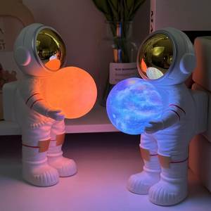 Dream Planet Lamp ลําโพงไร้สาย ห้องนอนในบ้านที่สร้างสรรค์ข้างลําโพง Bluetooth ไฟ LED - Product Image 1