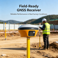 Récepteur GPS RTK V98 Hi-Target avec prise en charge NTRIP et 1408 canaux pour les relevés de points de contrôle au sol par drone et la cartographie de site