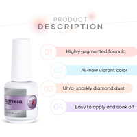 MissGel Gel Paillettes Haute Qualité Organisateur de Vernis à Ongles Gelisch Polish Vernis Permanent Professionnel Ongle Nail UV Gel