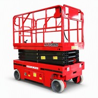 Plataforma Elevadora de Tijera Eléctrica Smartlog de 5.8m/6m, Capacidad de 500kg, Autopropulsada, para Trabajo Aéreo en Terrenos Difíciles, para Construcción
