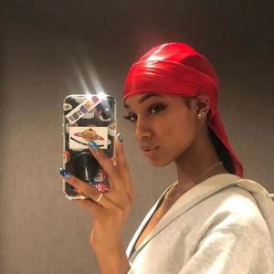 Velvet Durag / Du-rag / Do-rag / Bandana Unisex Dark Red -  Israel