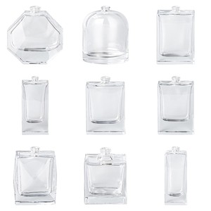 Bouteille de parfum en verre fantaisie 50ml, flacon de parfum carré transparent avec Spray à sertir, parfum antique - Product Image 6