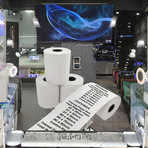 Rollo de Papel Térmico para Recibos de Alta Calidad, 57 mm, Una Capa, 57x40, Impreso, para Cajas Registradoras POS, 2 1/4 Pulgadas, para Sistemas de Caja - Product Image 3