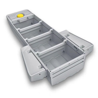 Vente en gros Nouveau petit canot pneumatique en plastique pour pêche sportive Cabine de bateau Moteur hors-bord Dériveur d'occasion