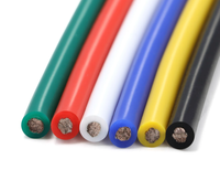 Conductor trenzado de cobre estañado, cable de Tefzel de conexión eléctrica para deportes de motor de aviones, calefacción nominal de 600V, 16/16 20AWG