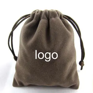 Bron Fabriek Gratis Ontwerp Van Trekkoord Fluwelen Sieraden Verpakking Cadeau Sieraden Papier Luxe Logo Boodschappentas