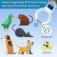 Lector RFID para animales, 134,2 KHz, 125KHz, USB/Bluetooth, escáner de microchip para perros y mascotas, lector de etiquetas de reconocimiento de Chip de vidrio de 2, 0
