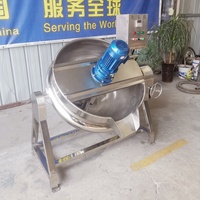 Tige de gaz électrique inclinable 100L-800L, mélangeur de cuisson à agitation planétaire