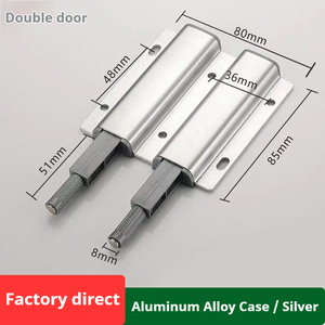Apriporta a Molla Magnetico a Scomparsa per Ante di Armadi da Cucina in Lega di Alluminio, Design Moderno, Senza Maniglia, Prezzo di Fabbrica - Product Image 2
