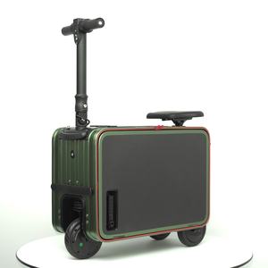 Ventes Flash 2026 Nouvelle Valise Électrique Intelligente en Alliage d'Aluminium avec Panneau en Fibre de Carbone, Absorption des Chocs par Suspension Pneumatique et Siège Élévateur Automatique - Product Image 2