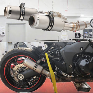 Новая выхлопная труба (средняя секция) Huatai RM Performance Ninja 1000 Z1000 Z1000SX 2010-2020 для мотокросса, 51 мм, карбон - Product Image 4