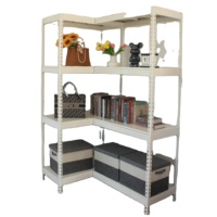 Étagère d'angle personnalisée Étagère d'angle personnalisée Étagère d'angle personnalisée Étagère d'entrepôt Hôtel Commercial Aliments Préparer Banc de travail