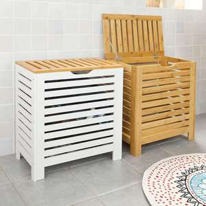 100%Natural Bamboo Storage Box High Quality <b>Laundry</b> <b>Basket</b> - Product Image 5