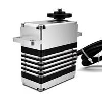 Servo Digital Gigante de Alto Torque 12V Sin Escobillas 110kg para UAV, Servo Sin Escobillas de Alta Resistencia HS-1005SGT