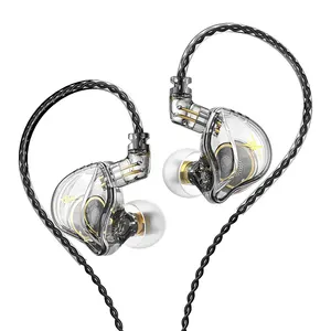 New Arrival QKZ ZXT In Ear Monitor Running Sport Stereo HIFI Bass Earbuds Headset