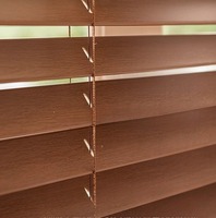 Persianas Enrollables de PVC Imitación Madera, Impermeables, Personalizadas, para Cocina, Oficina, Estudio, Sala de Estar, con Tecnología Eléctrica, Cortinas Opacas