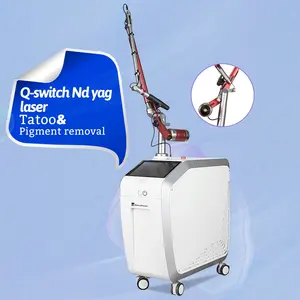 Factory price 1064nm 532nm q switch nd yag laser tattoo removal machine q switched nd yag laser for pigmentation treatment