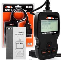 Lector de Códigos OBD2 ANCEL AD310, Escáner de Diagnóstico de Motor con Datos en Tiempo Real, Compatibilidad I/M y Actualización Gratuita de por Vida