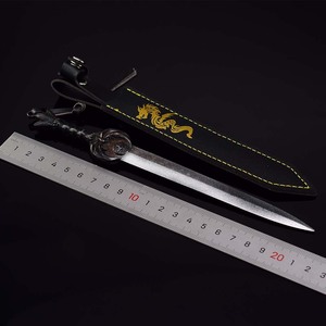 <span class=keywords><strong>Elder</strong></span> <span class=keywords><strong>Scrolls</strong></span> 22Cm Chuyển Đổi Keychain Nightingale Blade Bản Sao Da Vỏ Bọc Kẻ Trộm Guild Collector Của Tạo Tác Huy Chương - Product Image 4