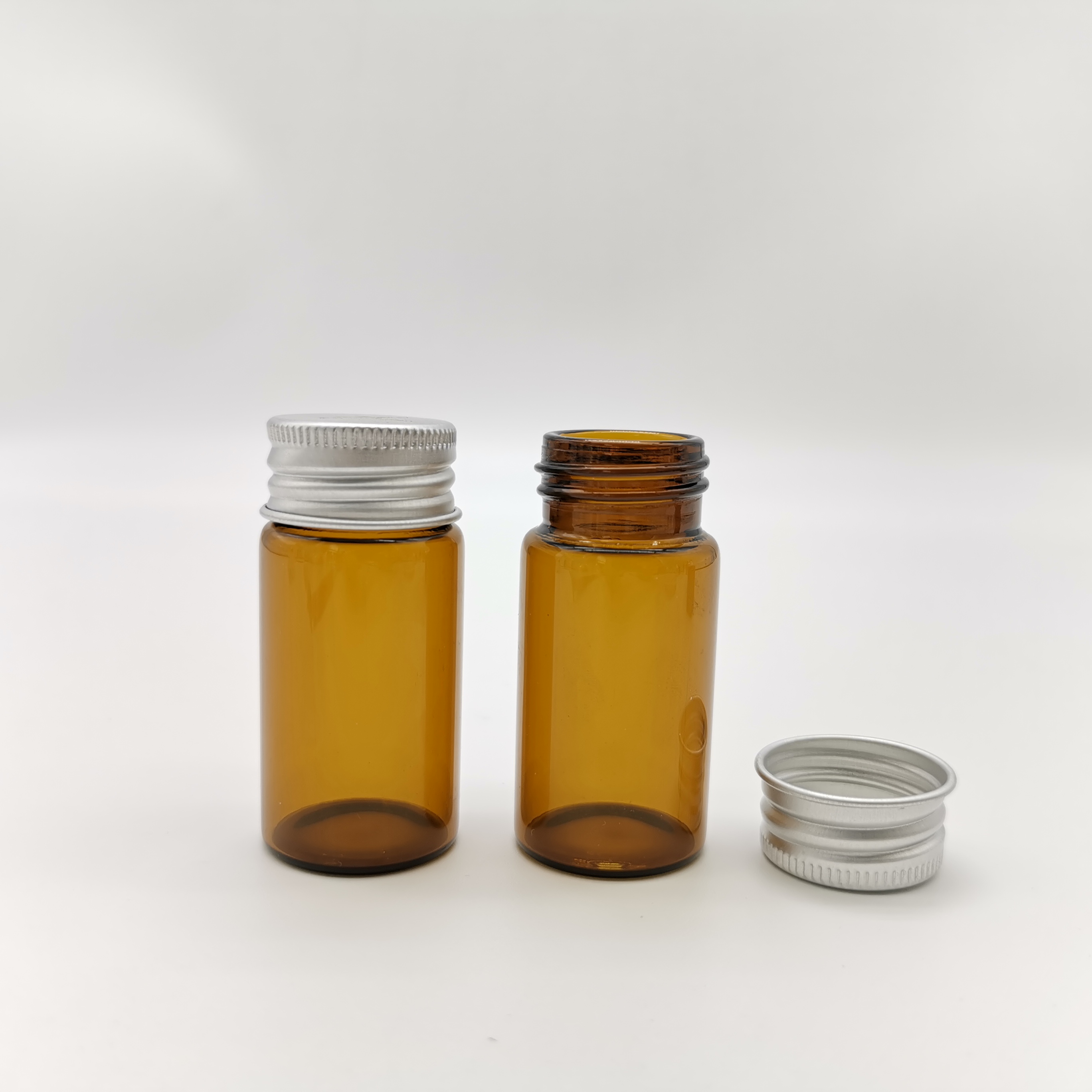 1ml 2ml Empty Amber Perfume Mini Glass Vials With Screw Top