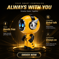 Robot de bureau intelligent à commande vocale, assistant de bureau interactif multilingue