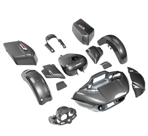 <span class=keywords><strong>HR3</strong></span>-kit de carrocería para motocicleta, kit Industrial de ABS, color gris y plateado, para Harley CVO Road Street Glide 14-Up, 90100021 - Product Image 2