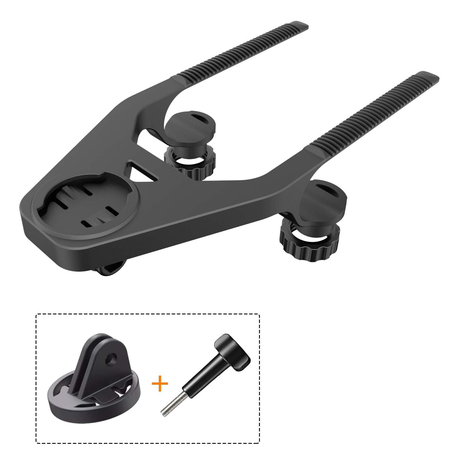 Black Extended base + hoisting frame + metal screw