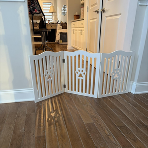 Vente directe usine : Porte pliante indépendante en bois <span class=keywords><strong>pour</strong></span> <span class=keywords><strong>chien</strong></span>, idéale <span class=keywords><strong>pour</strong></span> les escaliers et les clôtures intérieures <span class=keywords><strong>pour</strong></span> la sécurité domestique. - Product Image 5